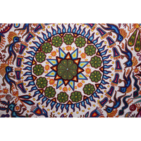 Huichol Indian "Tatewari" -  Multicolor Yarn Painting - Mexican Huichol Art - Mexican Folk Art | Cactus Fine Art