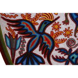 Huichol Indian "Tatewari" -  Multicolor Yarn Painting - Mexican Huichol Art - Mexican Folk Art | Cactus Fine Art
