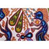 Huichol Indian "Tatewari" -  Multicolor Yarn Painting - Mexican Huichol Art - Mexican Folk Art | Cactus Fine Art