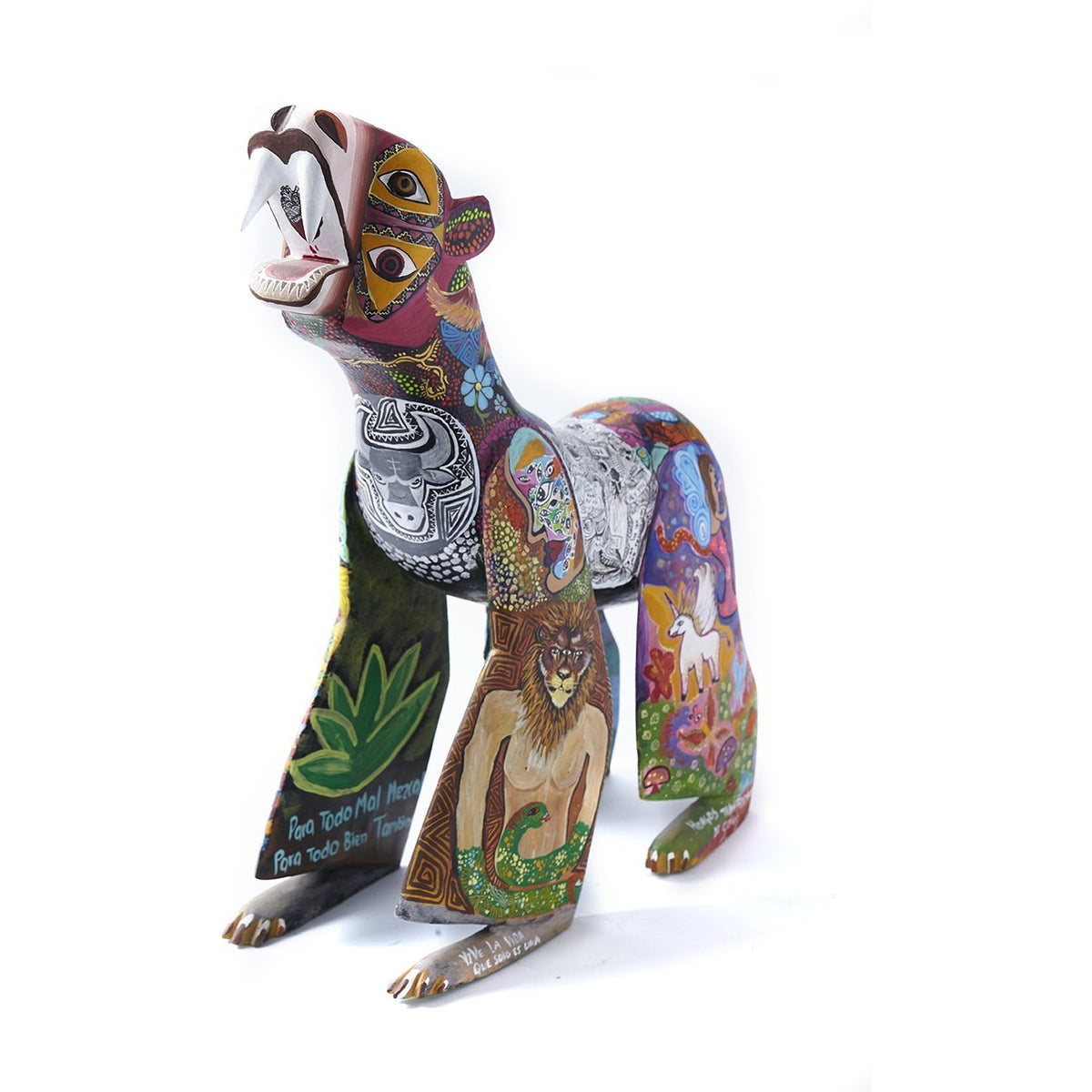 Raices de mis Sueños / Woodcarving Alebrije Mexican Folk Art Sculpture
