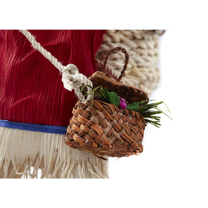 Conejo / Vegetable Fibers Mexican Folk Art Corn Leaf Sculpture