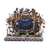 Nacimiento en una Calabaza / Ceramics Mexican Folk Art Miniature Nativity
