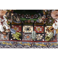 Nacimiento en una Calabaza / Ceramics Mexican Folk Art Miniature Nativity
