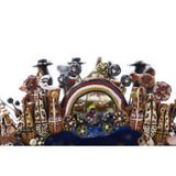 Nacimiento en una Calabaza / Ceramics Mexican Folk Art Miniature Nativity
