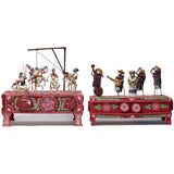 Juego de la Piñata / Mexican Mechanical Folk Art Carton Sculpture