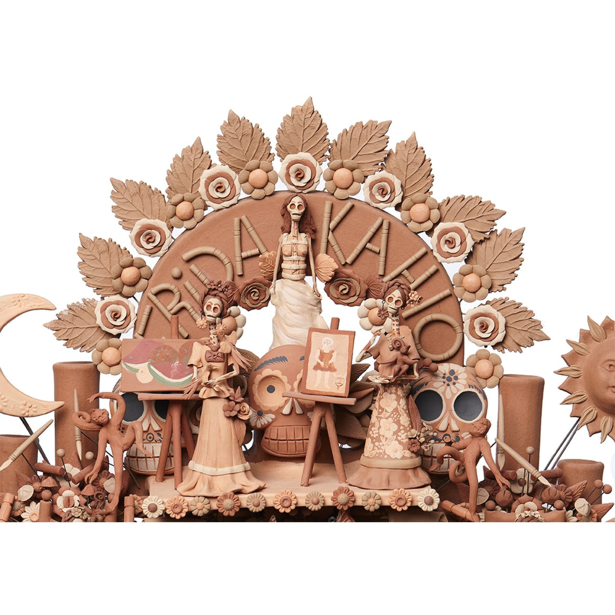Arbol Frida Kahlo y Diego Rivera / Ceramics Mexican Folk Art Clay Tree of Life