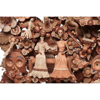 Arbol Frida Kahlo y Diego Rivera / Ceramics Mexican Folk Art Clay Tree of Life