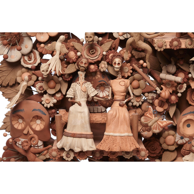 Arbol Frida Kahlo y Diego Rivera / Ceramics Mexican Folk Art Clay Tree of Life