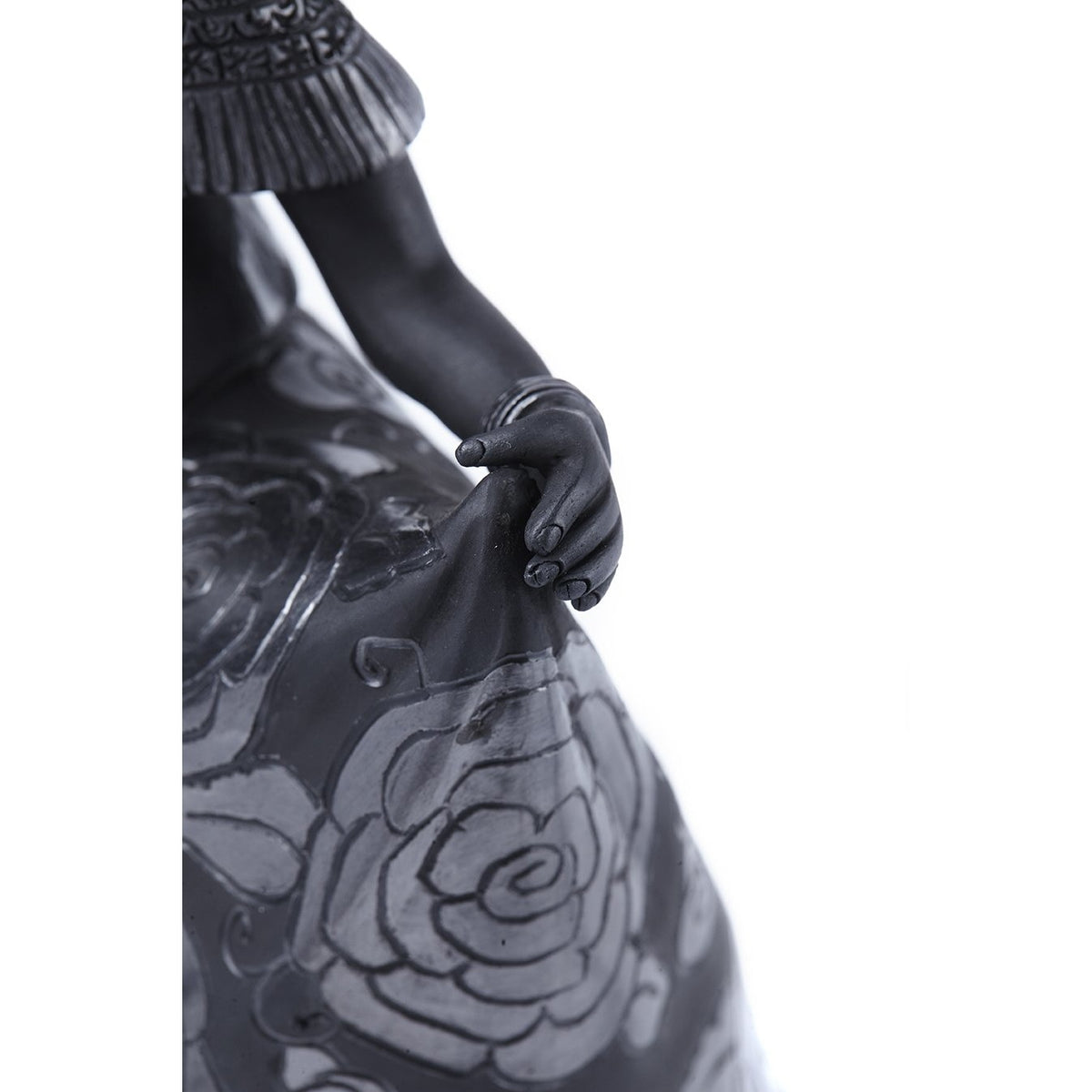 Traje Tehuantepec-Oaxaca / Ceramics Black Clay Mexican Folk Art