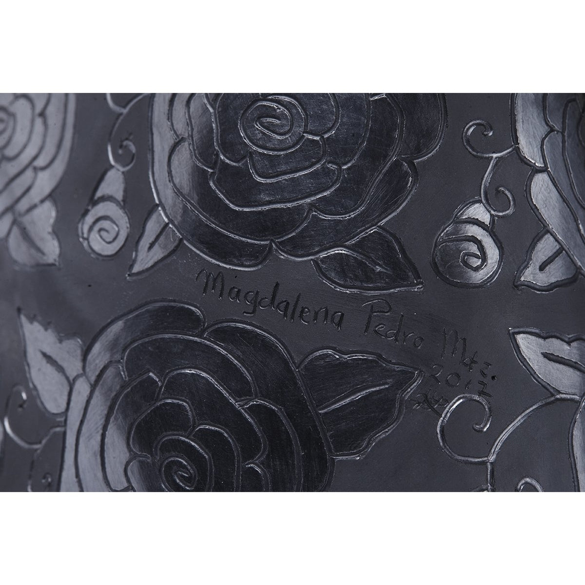 Traje Tehuantepec-Oaxaca / Ceramics Black Clay Mexican Folk Art