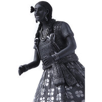 Traje Huajapan-Oaxaca / Ceramics Black Clay Mexican Folk Art