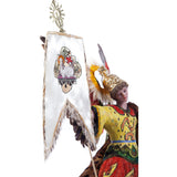 San Miguel Arcangel / Wax Sculpture Mexican Folk Art