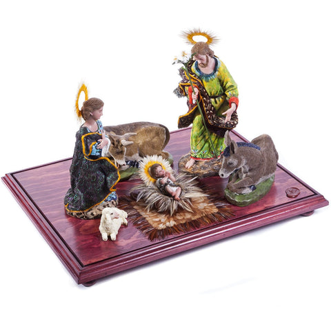 Nacimiento / Wax Sculpture Mexican Folk Art Nativity