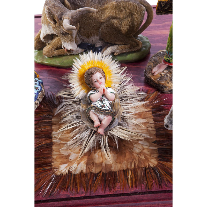 Nacimiento / Wax Sculpture Mexican Folk Art Nativity