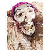 Viejon / Vegetable Fibers Mexican Folk Art Corn Leaf Sculpture