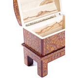 Caja Otoño / Woodcarving Lacquer Mexican Folk Art