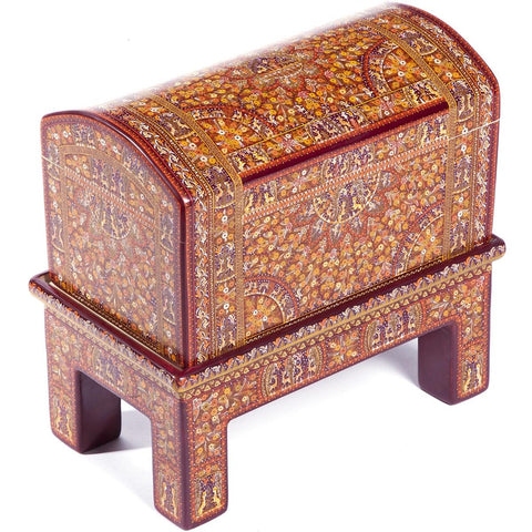 Caja Otoño / Woodcarving Lacquer Mexican Folk Art