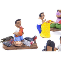 Mercado / Ceramics Mexican Folk Art Miniature