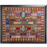 Dechado de Textiles Mexicanos / Mexican Folk Art Featherwork Frame
