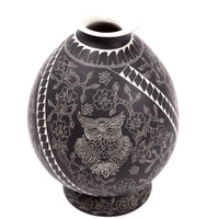 Vasija Buhos / Ceramics Mexican Folk Art Mata Ortiz