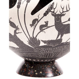 Vasija Blanco y Negro / Ceramics Mexican Folk Art Mata Ortiz