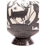Vasija Blanco y Negro / Ceramics Mexican Folk Art Mata Ortiz