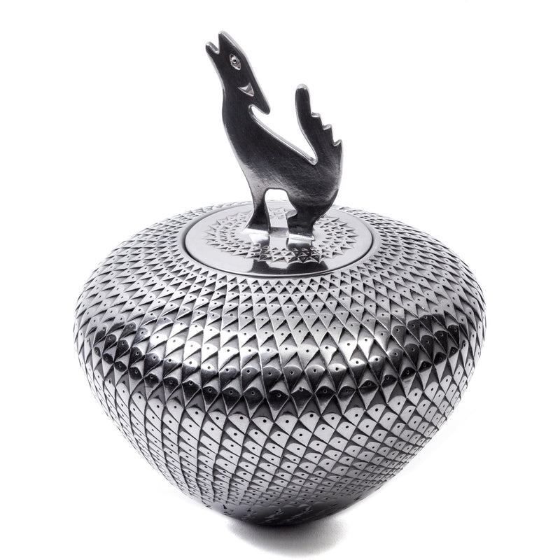 Vasija Lunar / Ceramics Mexican Folk Art Mata Ortiz