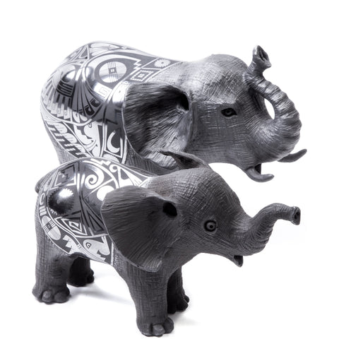 Elefantes / Ceramics Mexican Folk Art Mata Ortiz