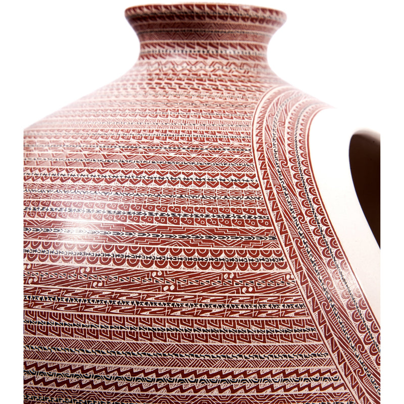 Vasija Fusion / Ceramics Mexican Folk Art Mata Ortiz