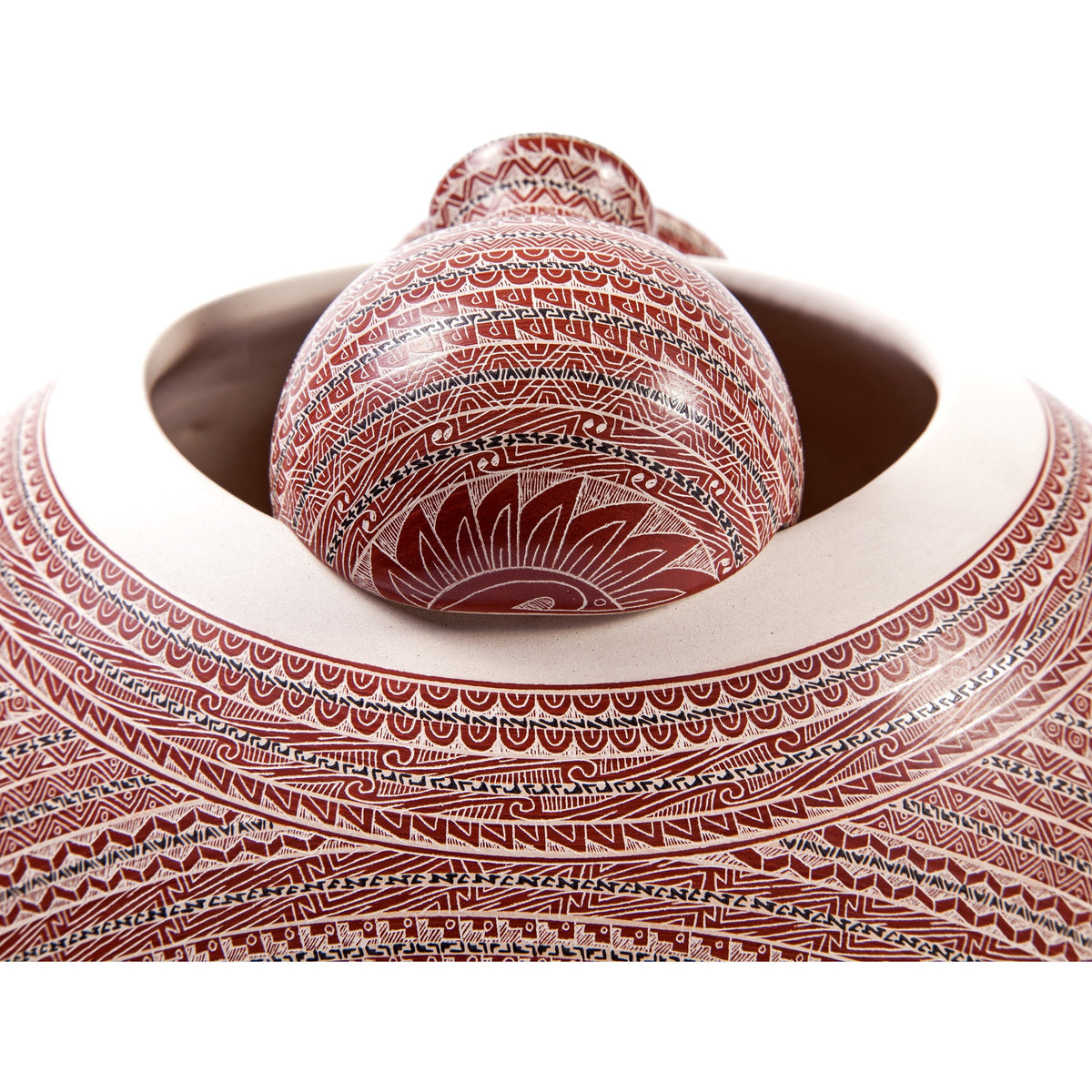 Vasija Fusion / Ceramics Mexican Folk Art Mata Ortiz