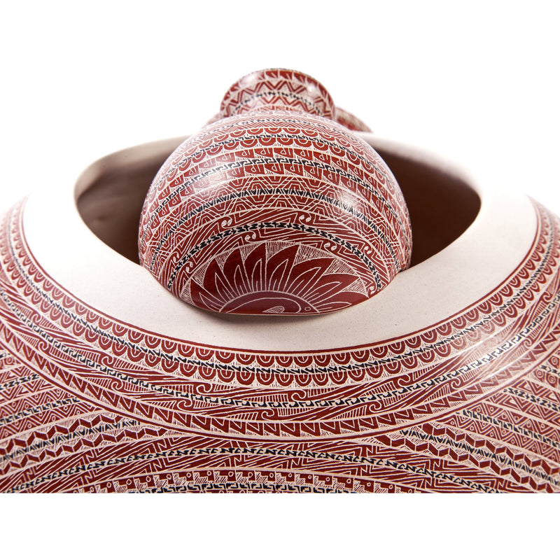 Vasija Fusion / Ceramics Mexican Folk Art Mata Ortiz