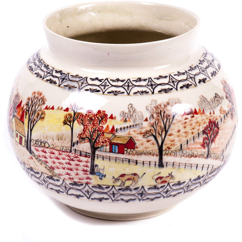 Olla Michoacan / Ceramics Mexican Folk Art Clay