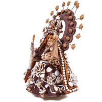 5 Virgenes / Ceramics Mexican Folk Art Clay