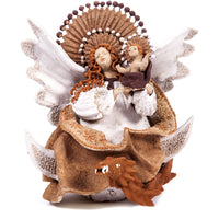 5 Virgenes / Ceramics Mexican Folk Art Clay