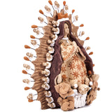 5 Virgenes / Ceramics Mexican Folk Art Clay