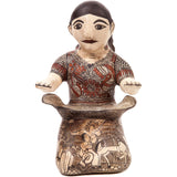 Tejedora Nahuatl / Ceramics Mexican Folk Art Clay