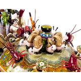 Cangrejo / Woodcarving Lacquer Mexican Folk Art