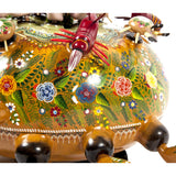 Cangrejo / Woodcarving Lacquer Mexican Folk Art
