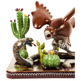 Aguila Real / Woodcarving Lacquer Mexican Folk Art