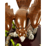 Aguila Real / Woodcarving Lacquer Mexican Folk Art
