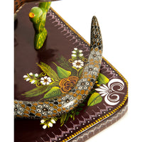Aguila Real / Woodcarving Lacquer Mexican Folk Art