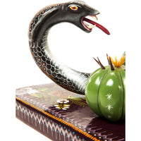 Aguila Real / Woodcarving Lacquer Mexican Folk Art