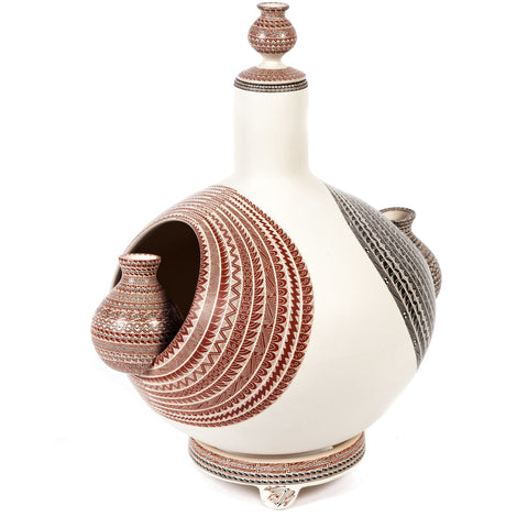 Vasija Los Gemelos / Ceramics Mexican Folk Art Mata Ortiz