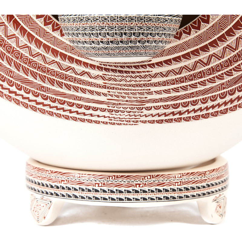 Vasija Los Gemelos / Ceramics Mexican Folk Art Mata Ortiz