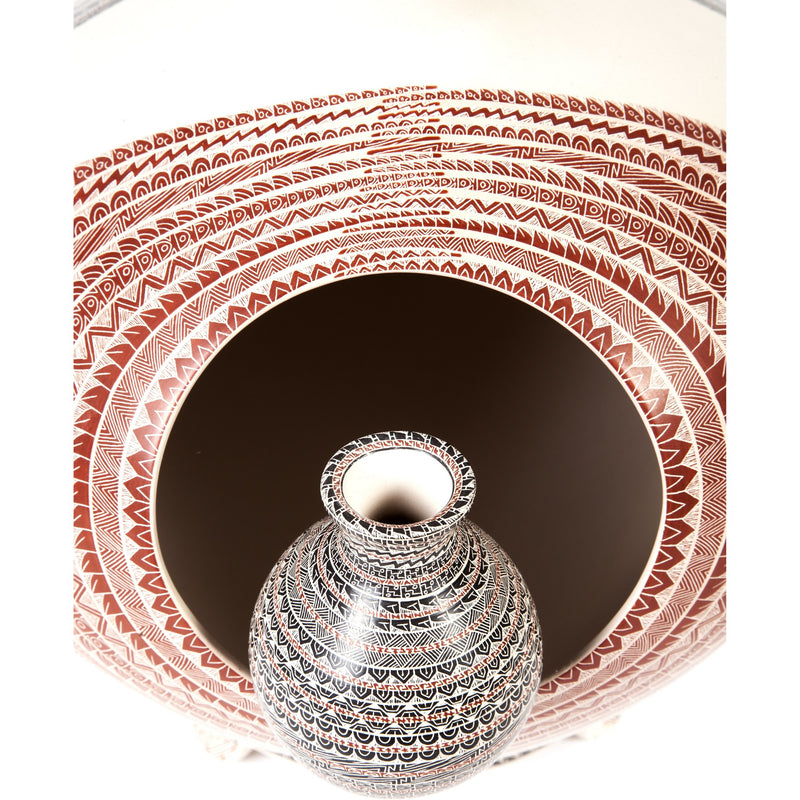 Vasija Los Gemelos / Ceramics Mexican Folk Art Mata Ortiz