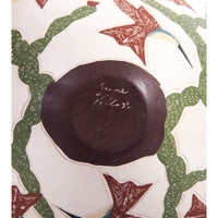 Vasija Cactus / Ceramics Mexican Folk Art Mata Ortiz