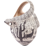 Vasija Serpiente / Ceramics Mexican Folk Art Mata Ortiz
