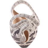 Vasija Serpiente / Ceramics Mexican Folk Art Mata Ortiz