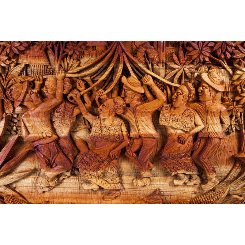 El Baile de las Cintas / Woodcarving Mexican Folk Art Sculpture