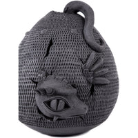 Dragon / Ceramics Black Clay Mexican Folk Art